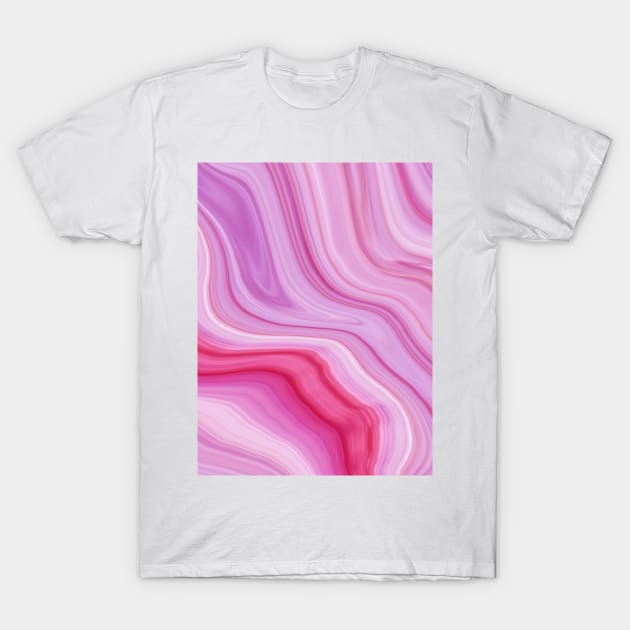 Purple Abstract Art T-Shirt by NewburyBoutique